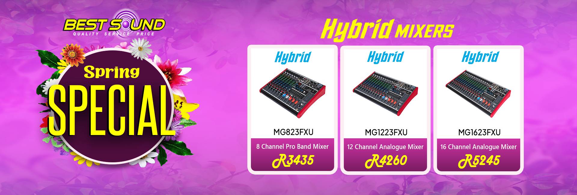 Sound Site Banners - Best Sound Hybrid Banner 3